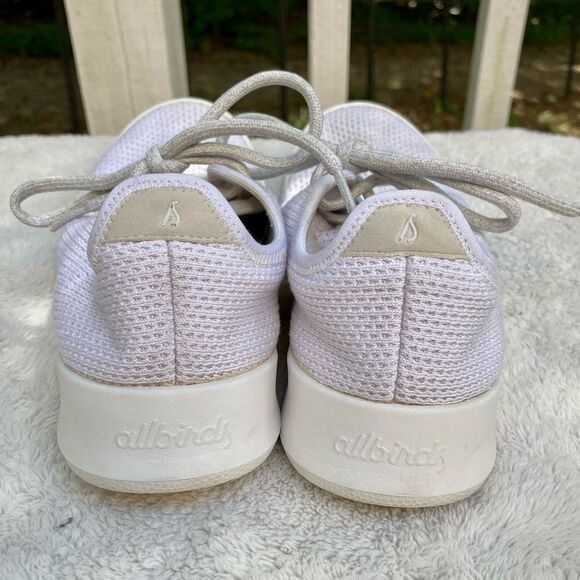 Allbirds Tree Runners Classic White Breathable Sneaker - Picture 8 of 9